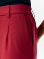 OBJLISA SLIM PANT NOOS 44 Gerade geschnitten - Karanda Red