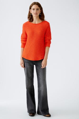 NAOLIN Pullover Baumwollmischung Orange 46