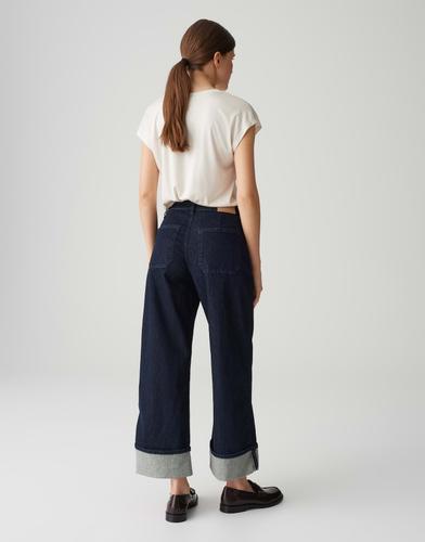Jeans "Miva turn up" - Dunkelblau / 38 L28
