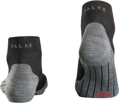 FALKE RU4 Short Herren Socken 44-45 in Schwarz