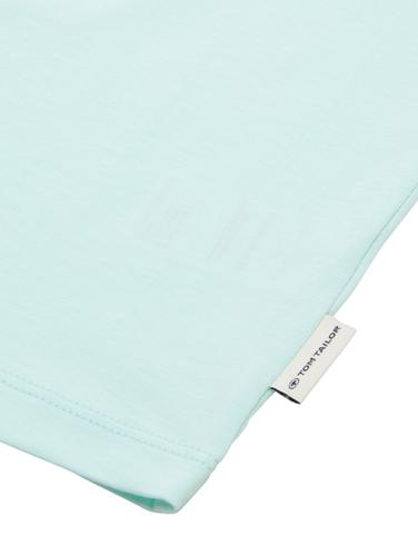 Oversize T-Shirt mit Print 152 Oversized Fit - Bleached Aqua