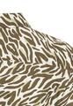 Langes Hemdblusenkleid mit Allover-Print S Regular Fit - Aop