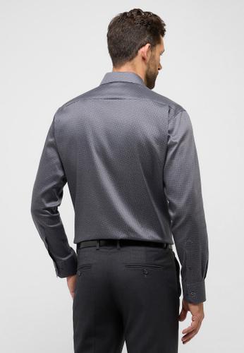 Performance Shirt Twill Langarm Grau 44/Langarm - 65cm