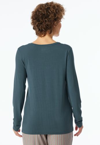 Langarmshirt 40 - Jeansblau