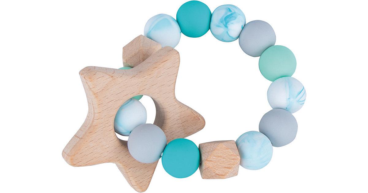 Kreativ-Set Greifling Stern, mint, 17-tlg.