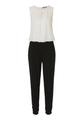 Jumpsuit 38 Figurumspielend - Schwarz/weiß