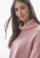 Rollkragen Sweater 46 - Petal Rose Mel.