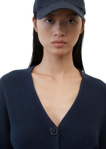 V-Neck-Cardigan relaxed Blau XL