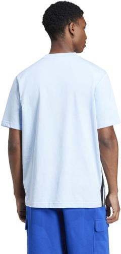 ADIDAS Herren Shirt Essentials 3-Streifen Single Jersey S in Weiß