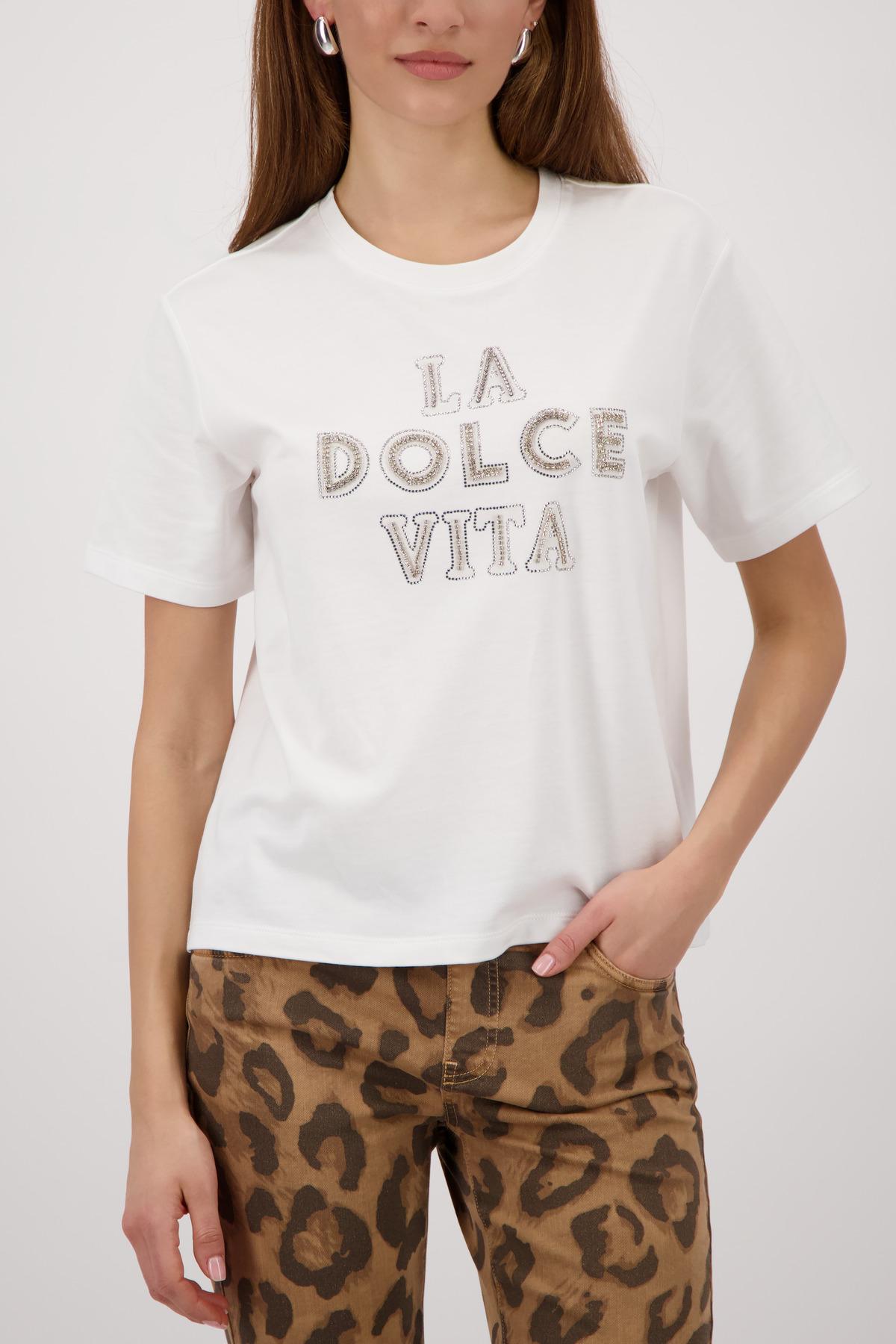 T-Shirt mit Schmuckschrift 38 - Off-white