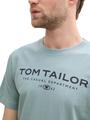T-Shirt aus Baumwolle mit Logo-Print XL Regular Fit - Grey Mint