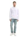 Hoodie Sweatshirt aus Baumwolle XL Regular Fit - White