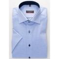 Hemd Pinpoint Kurzarm 39/Kurzarm MODERN FIT - Blau