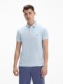 Poloshirt in Slim-Fit - Hellblau / S