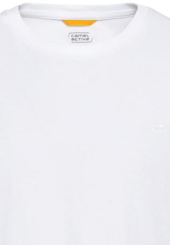 Basic T-Shirt aus nachhaltigem Organic Cotton Weiß 4XL