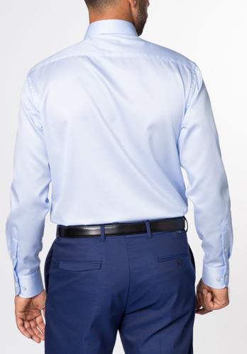 Luxury Shirt Twill Langarm 41/Langarm - 65cm MODERN FIT - Hellblau