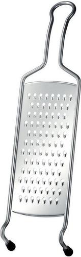 RÖSLE Küchenreibe, Edelstahl 18/10, (1-St), Mittelreibe in Profiqualität für Rohkostsalate, Käse und Schokolade, mit Silikonstandfüßen und ergonomischem Drahtgriff