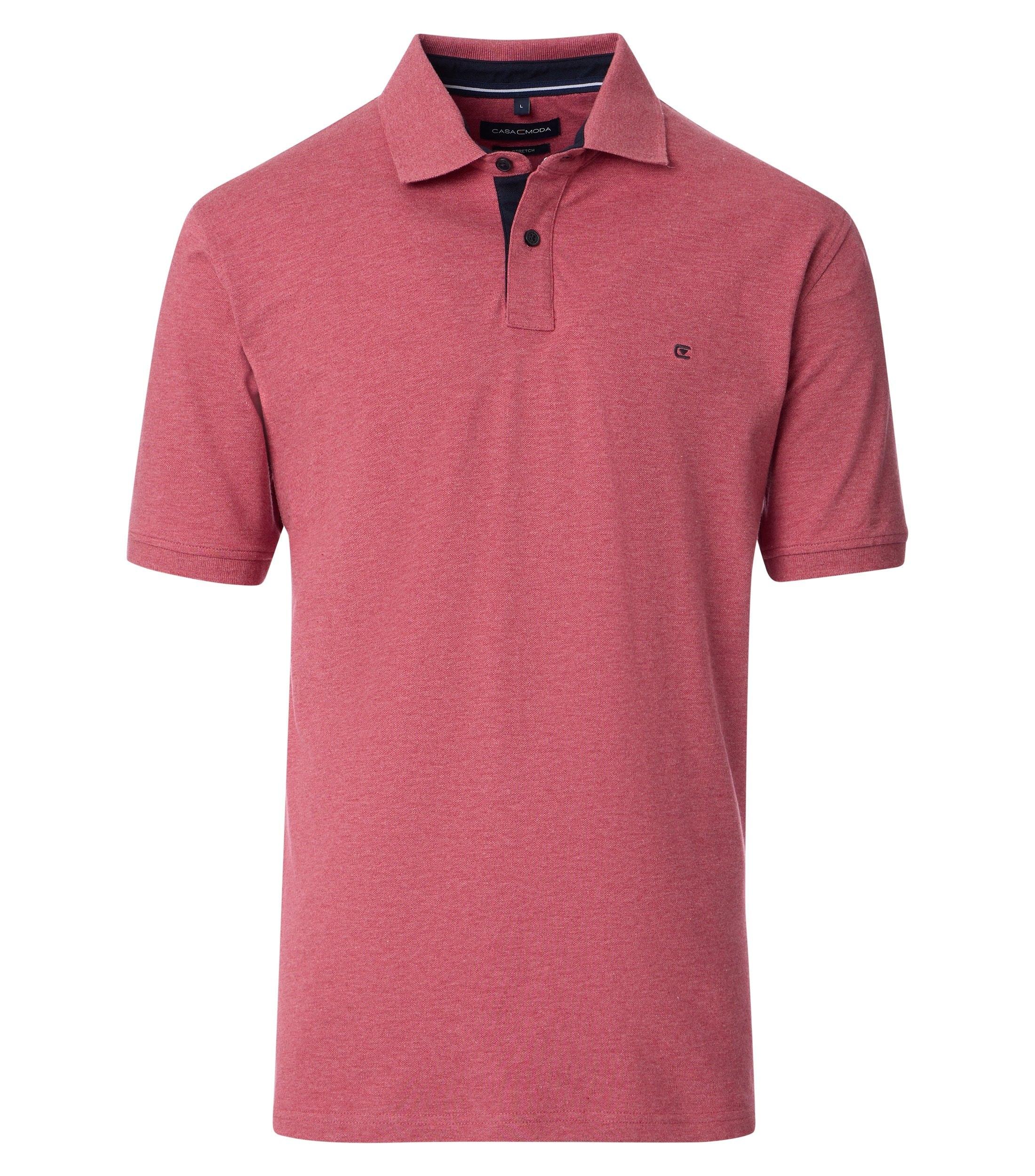Polo-Shirt M Basic Circular Knit - Rot