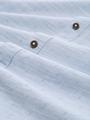 Regular Fit Hemd mit Turn-up-Funktion XXL Regular Fit - White Blue Fil A Fil Dobby