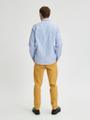SLHREGRICK-OX SHIRT LS NOOS Blau XXL