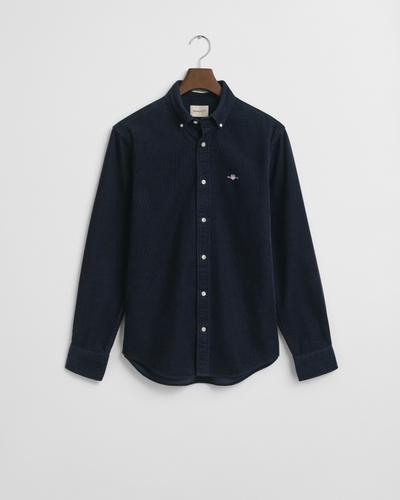 Regular Fit Cordhemd aus Baumwolle XL - Evening Blue