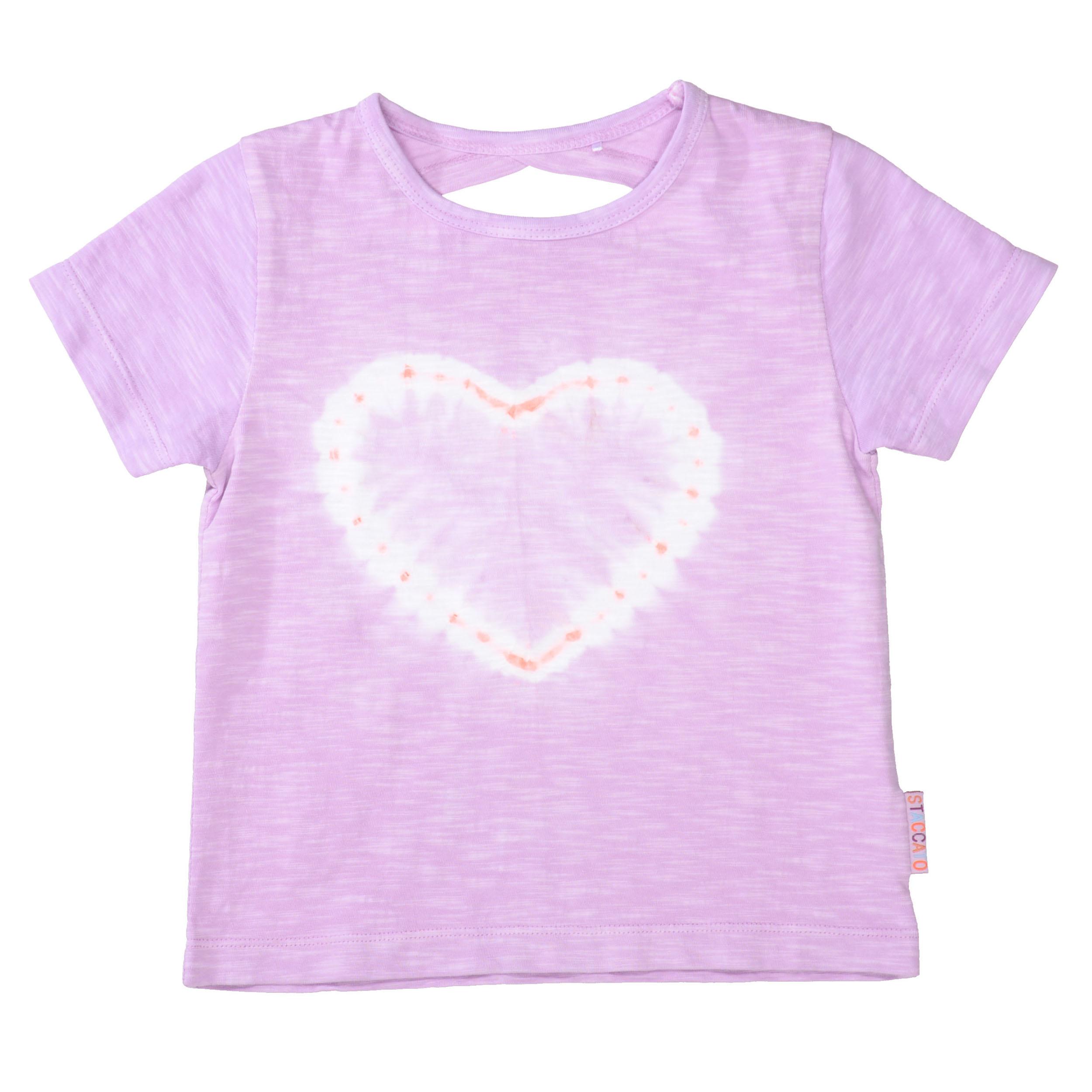 Md.-T-Shirt 116/122 - Pastel Lilac Batik