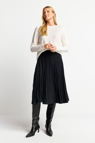 midi plissee skirt Grau 34