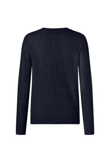 Pullover Rundhals 1/1 Arm Blau 42