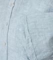 Leinenhemd M Casual Fit Short - Aqua Bis Petrol