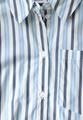 Gestreifte Longblouse S - Fresh Light Blue