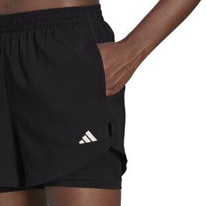ADIDAS Damen Shorts W MIN 2IN1 SHO L in Schwarz
