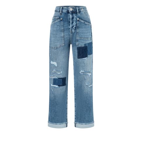 MAC JEANS - BAGGY, Fluent comfort denim 34/OL - Blau