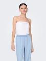 ONLLIVE LOVE LIFE TUBE TOP JRS XL Normal geschnitten - White