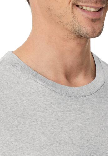 T-Shirt Rundhals 52 - Grau-mel.