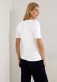 Basic T-Shirt mit Rundhals in Unifarbe XL - White