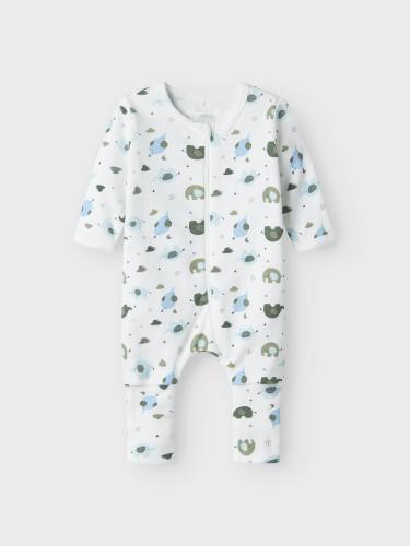 NBMNIGHTSUIT 2P ZIP FF ELEPHANT NOOS Blau 62