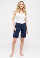 123280000-220 BERMUDA TURN UP 34 STRAIGHT FIT - Midnight Blue