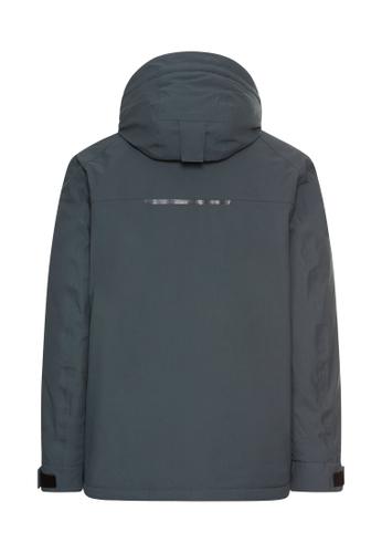 teXXXactive® Jacke mit abnehmbarer Kapuze 56 Regular Fit - Tinted Blue