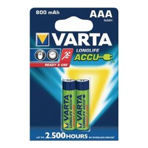 Varta Akkuzelle 1,2 V 800 mAh R03-AAA-Micro HR03 2