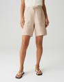 Leinen-Shorts "Melane" - Beige / 40