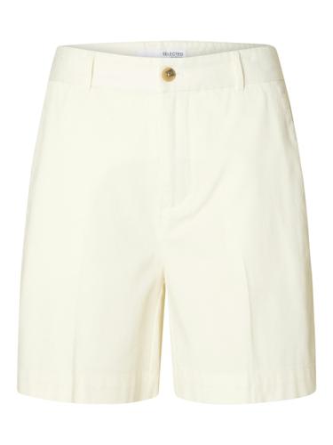 SLHLOOSE-ATLAS SHORTS S Locker geschnitten - Egret
