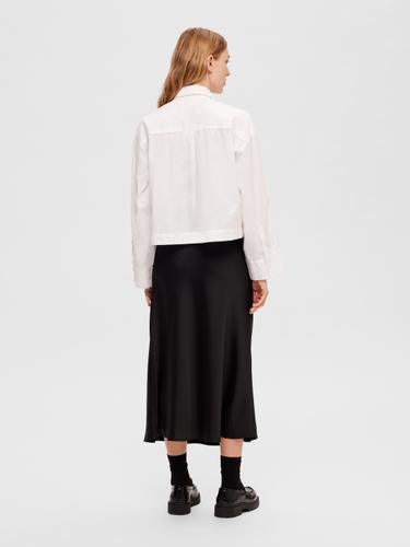 SLFLENA HW MIDI SKIRT NOOS 42 - Black