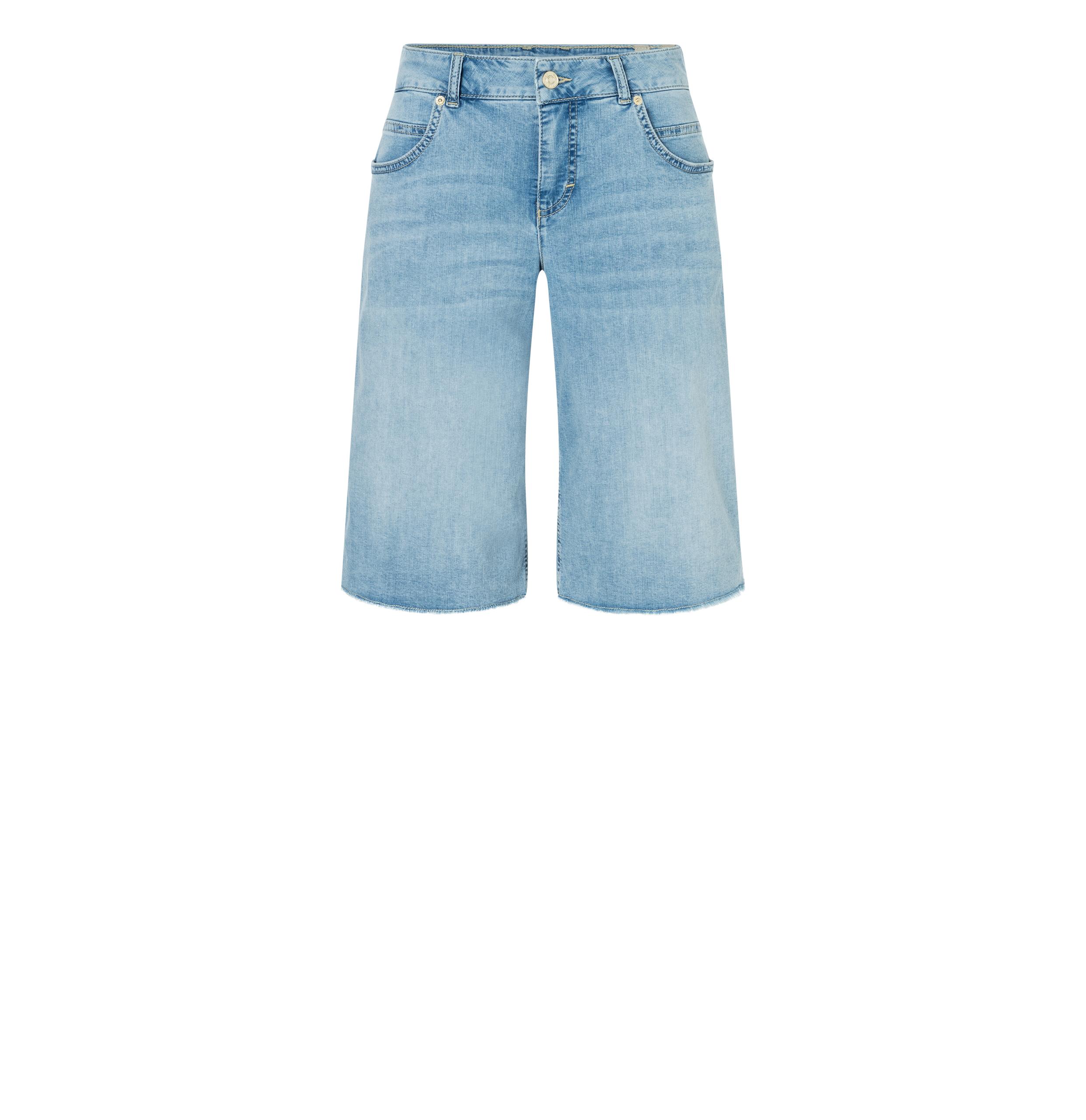 MAC JEANS - RICH BERMUDA, Light weight denim 34/OL - Blau