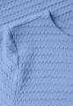 T-Shirt mit Struktur Blau 38