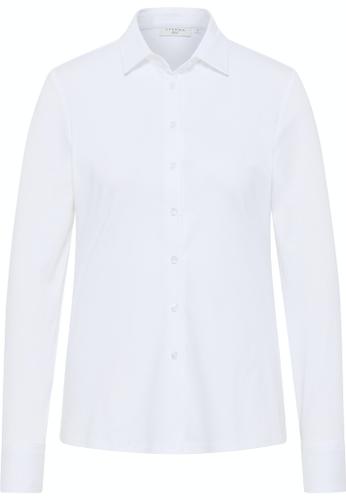 Jersey Shirt Bluse Jersey Langarm Weiß 42/Langarm