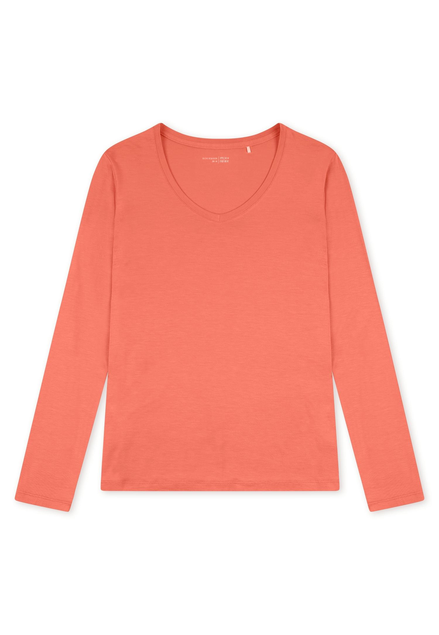Langarmshirt 38 - Pfirsich