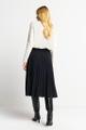 midi plissee skirt Grau 34