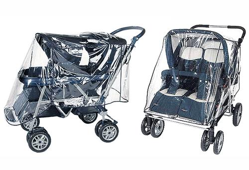 RainCover Twin Kinderwagen-Regenschutz