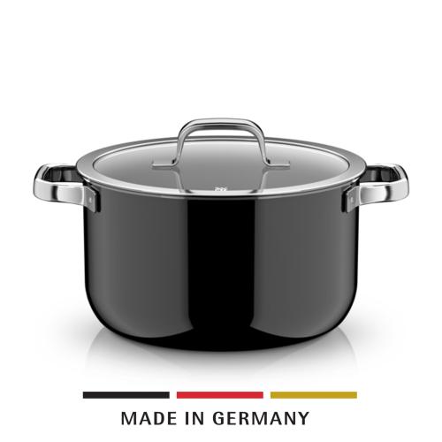 Fusiontec Mineral Pro, Kochtopf mit Deckel, 24 cm, Black