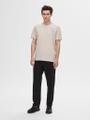 SLHASPEN SLUB SS O-NECK TEE NOOS Grau XXL